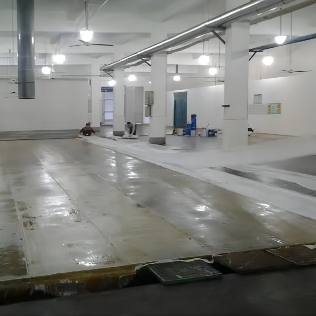 鹿邑防腐蚀地坪,环氧玻纤地坪，玻纤工业地坪，环氧玻纤布地坪,乙烯基玻纤布地坪产品图3